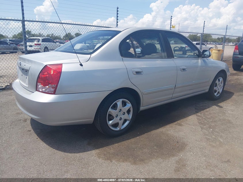 2006 Hyundai Elantra VIN KMHDN46D36U370876 IAAI salvage auction — NORMAL WEAR, Clear (Louisiana), sold $600 on 2026-07-29 (photo 4)