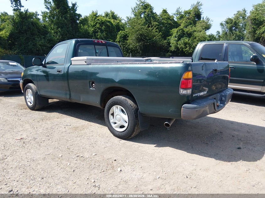 2001 Toyota Tundra VIN 5TBJN32101S210960 IAAI salvage auction — NORMAL WEAR, Clear (Maryland), sold $2,450 on 2026-07-09 (photo 3)