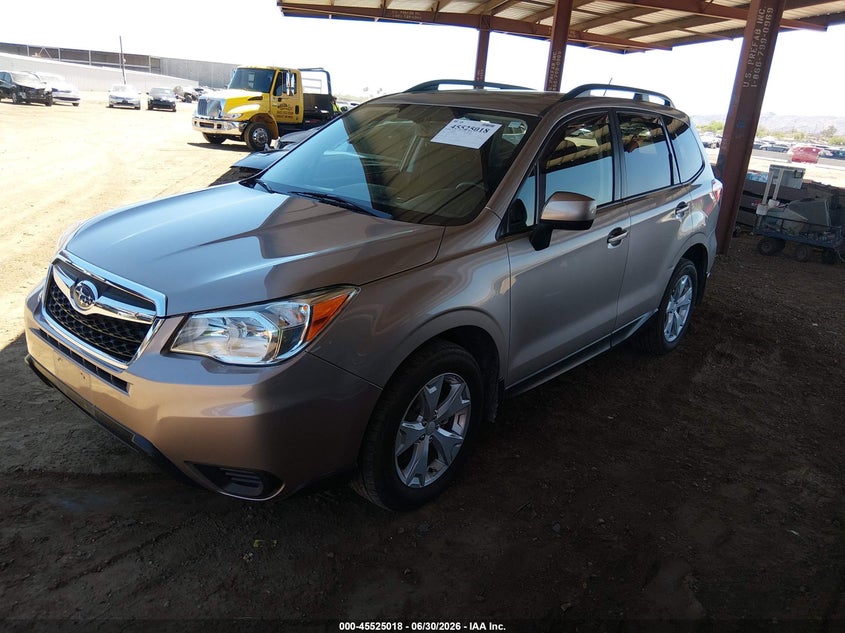 2015 Subaru Forester VIN JF2SJADC1FH805419 IAAI salvage auction — NORMAL WEAR, Clear-Dealer Only (Arizona), sold $1,700 on 2026-07-28 (photo 2)