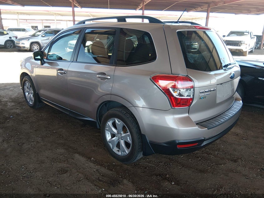 2015 Subaru Forester VIN JF2SJADC1FH805419 IAAI salvage auction — NORMAL WEAR, Clear-Dealer Only (Arizona), sold $1,700 on 2026-07-28 (photo 3)
