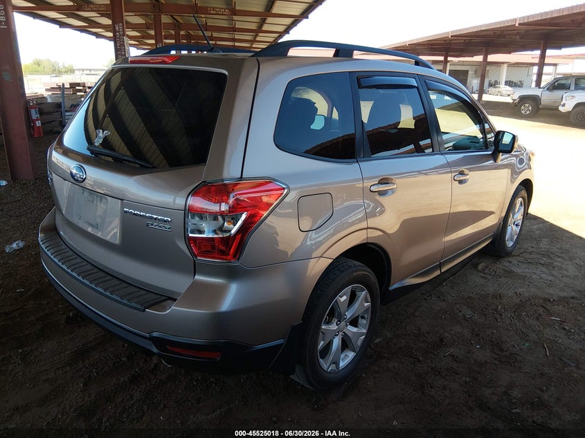 2015 Subaru Forester VIN JF2SJADC1FH805419 IAAI salvage auction — NORMAL WEAR, Clear-Dealer Only (Arizona), sold $1,700 on 2026-07-28 (photo 4)