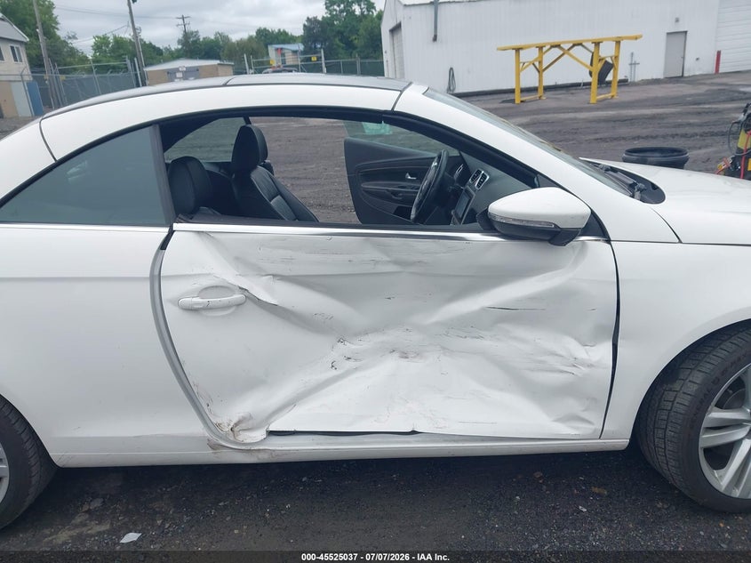 2014 Volkswagen Eos VIN WVWFW8AHXEV000674 IAAI salvage auction — SIDE, Salvage (Pennsylvania), sold $1,750 on 2026-07-21 (photo 6)