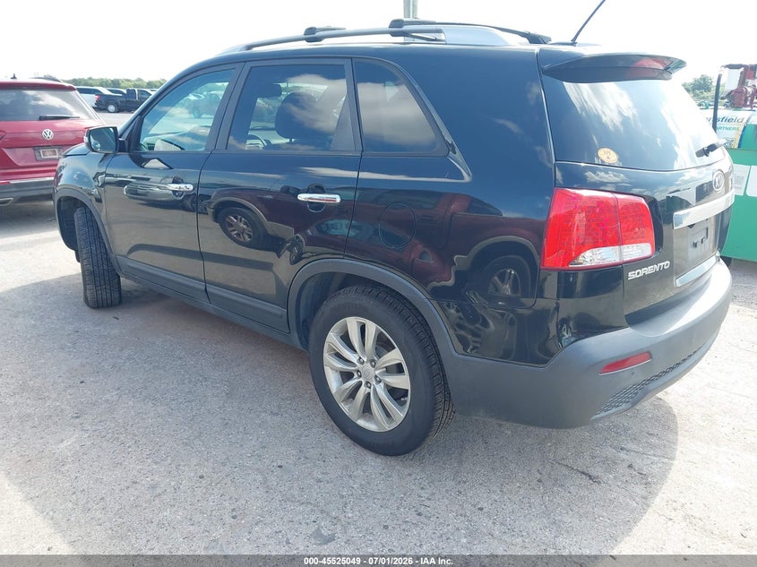 2011 Kia Sorento VIN 5XYKU4A1XBG181925 IAAI salvage auction — NORMAL WEAR, Original (Texas), sold $1,100 on 2026-07-14 (photo 3)