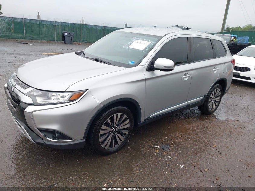 2019 Mitsubishi Outlander VIN JA4AZ3A35KZ043519 IAAI salvage auction — REAR END, Salvage Title, sold $3,550 on 2026-08-02 (photo 2)