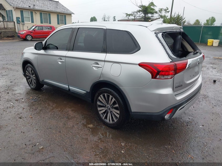 2019 Mitsubishi Outlander VIN JA4AZ3A35KZ043519 IAAI salvage auction — REAR END, Salvage Title, sold $3,550 on 2026-08-02 (photo 3)