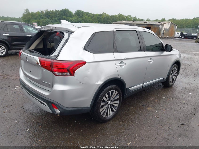 2019 Mitsubishi Outlander VIN JA4AZ3A35KZ043519 IAAI salvage auction — REAR END, Salvage Title, sold $3,550 on 2026-08-02 (photo 4)