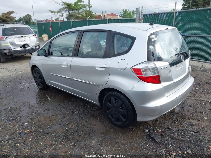 2013 Honda Fit VIN JHMGE8H39DC032509 IAAI salvage auction — REAR END, Clear (Virginia), sold $1,350 on 2026-07-27 (photo 3)