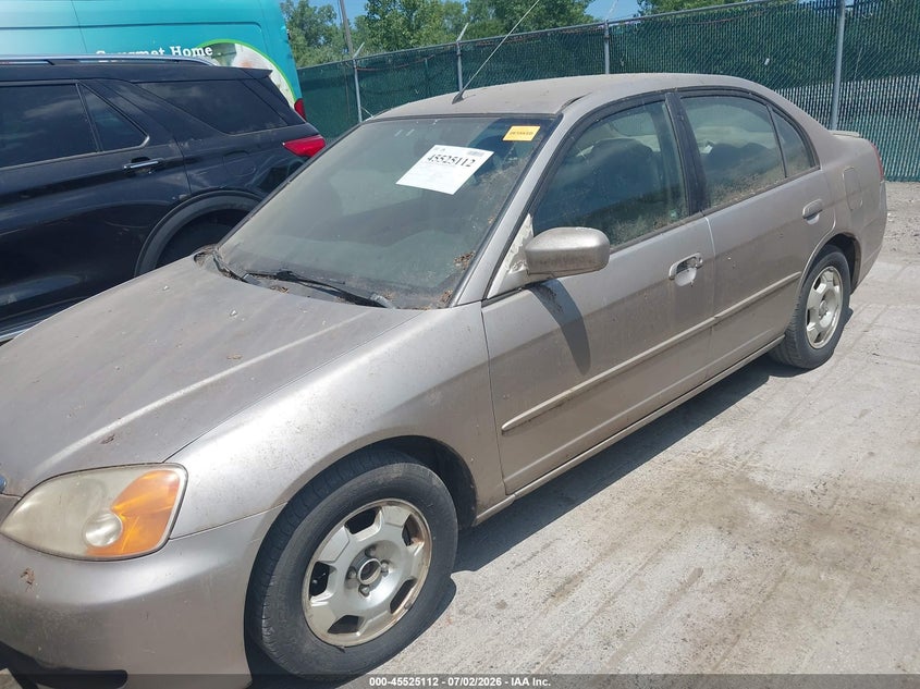 2003 Honda Civic hybrid VIN JHMES95653S007406 IAAI salvage auction — NORMAL WEAR, Original (Ohio), sold $275 on 2026-07-14 (photo 6)
