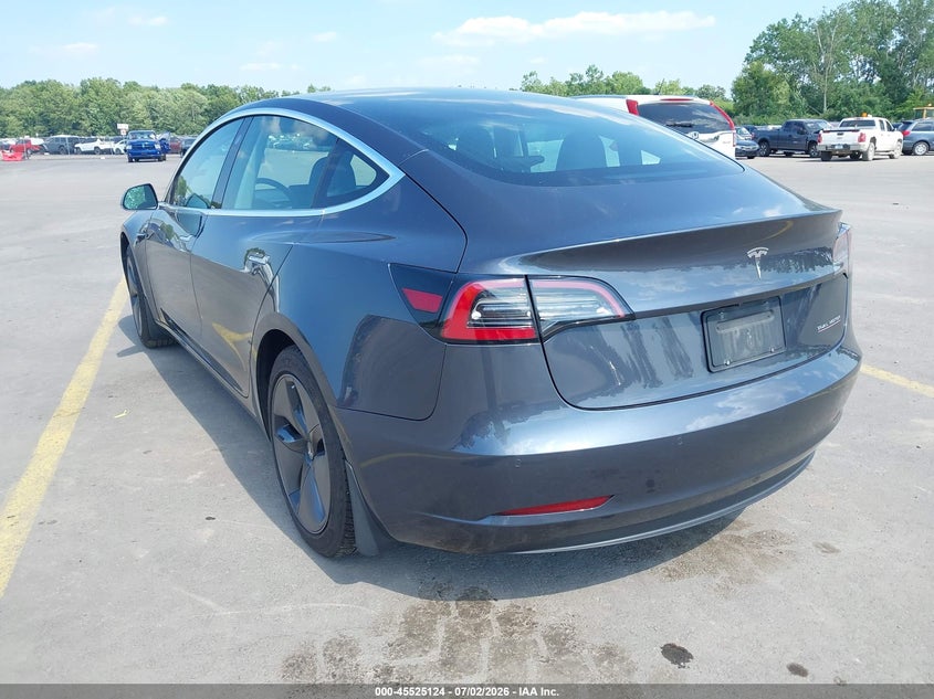 2019 Tesla Model 3 VIN 5YJ3E1EB5KF432747 IAAI salvage auction — HAIL, Salvage Title, sold $6,700 on 2026-07-28 (photo 3)