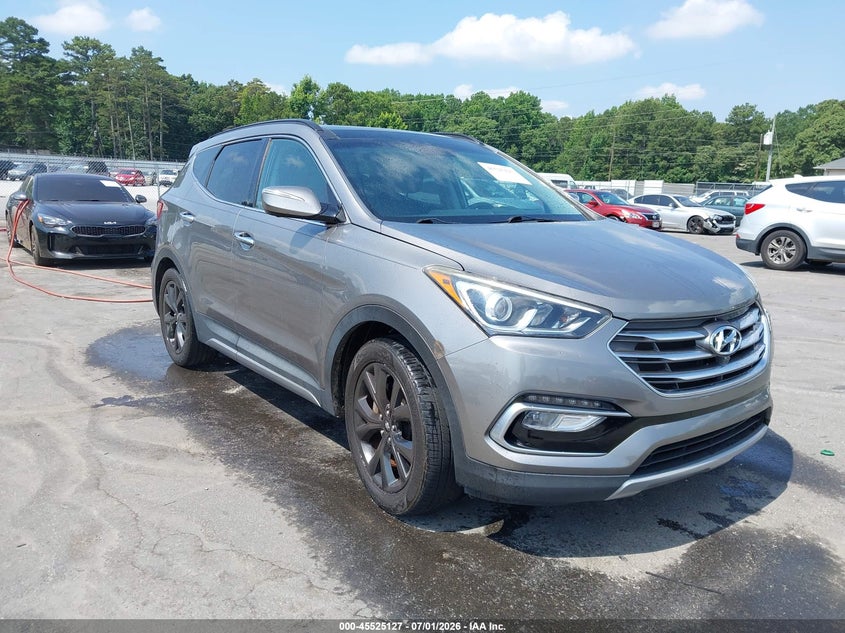 2017 Hyundai Santa fe VIN 5XYZW4LA0HG406626 IAAI salvage auction — NORMAL WEAR, Repossession Paperwork (Georgia), sold $25 on 2026-07-29 (photo 1)