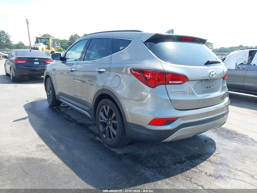 2017 Hyundai Santa fe VIN 5XYZW4LA0HG406626 IAAI salvage auction — NORMAL WEAR, Repossession Paperwork (Georgia), sold $25 on 2026-07-29 (photo 3)