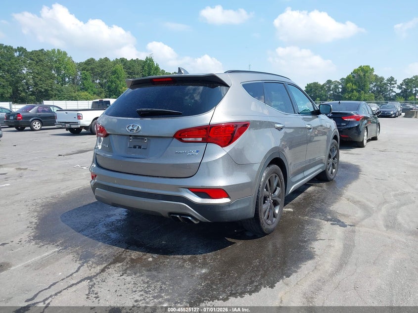 2017 Hyundai Santa fe VIN 5XYZW4LA0HG406626 IAAI salvage auction — NORMAL WEAR, Repossession Paperwork (Georgia), sold $25 on 2026-07-29 (photo 4)