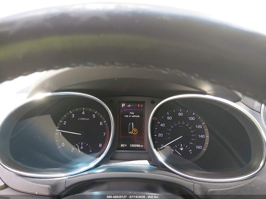 2017 Hyundai Santa fe VIN 5XYZW4LA0HG406626 IAAI salvage auction — NORMAL WEAR, Repossession Paperwork (Georgia), sold $25 on 2026-07-29 (photo 7)