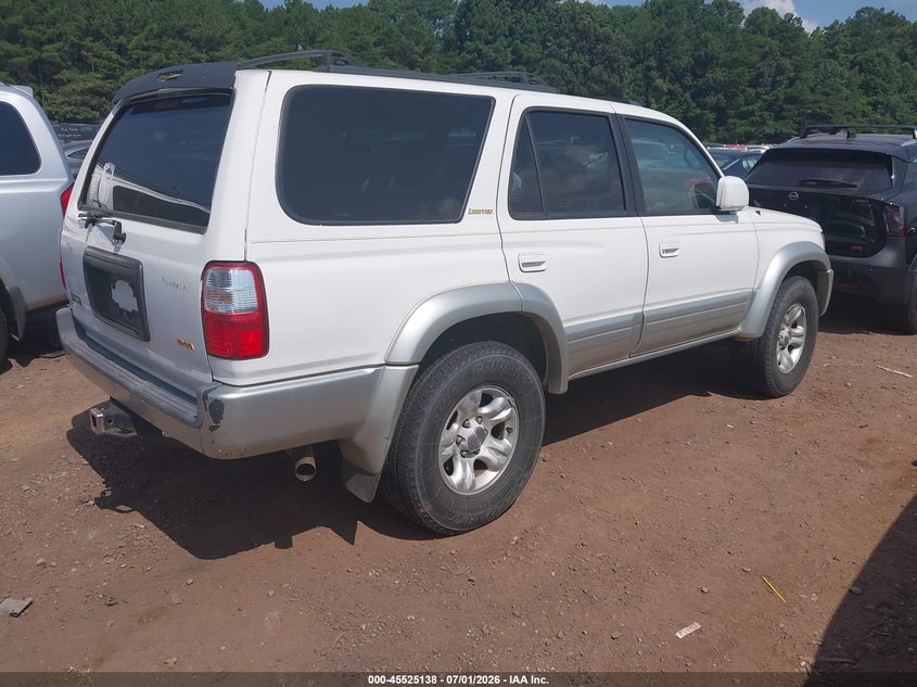 2001 Toyota 4runner VIN JT3GN87R710198861 IAAI salvage auction — LEFT FRONT, Salvage (Alabama), sold $1,350 on 2026-07-13 (photo 4)