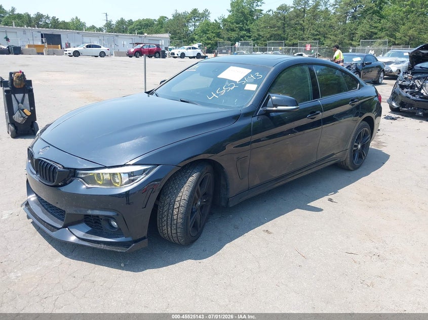 2019 BMW 4er VIN WBA4J7C54KBM74245 IAAI salvage auction — FRONT & REAR, Salvage Title, sold $8,250 on 2026-07-28 (photo 2)
