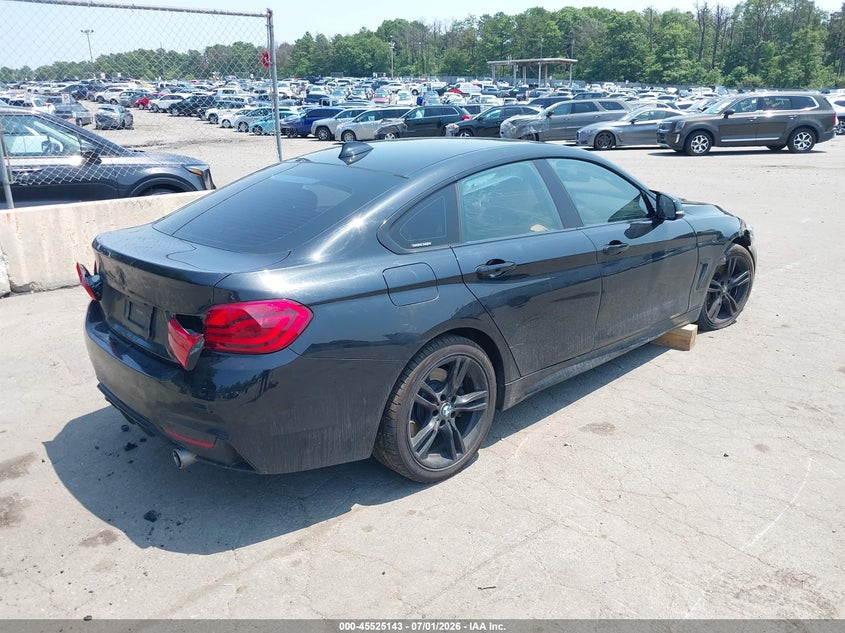 2019 BMW 4er VIN WBA4J7C54KBM74245 IAAI salvage auction — FRONT & REAR, Salvage Title, sold $8,250 on 2026-07-28 (photo 4)