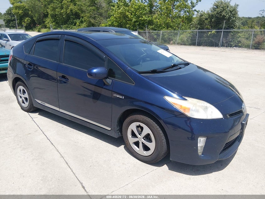 2013 Toyota Prius VIN JTDKN3DU9D0340682 IAAI salvage auction — NORMAL WEAR, Salvage Title, sold $25 on 2026-07-28 (photo 1)