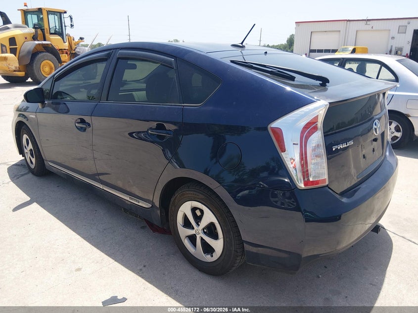 2013 Toyota Prius VIN JTDKN3DU9D0340682 IAAI salvage auction — NORMAL WEAR, Salvage Title, sold $25 on 2026-07-28 (photo 3)