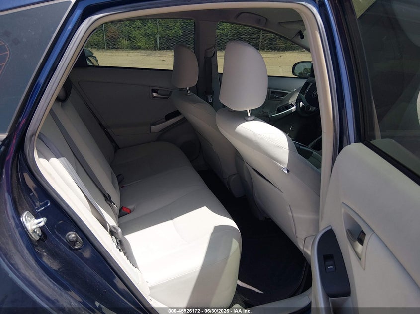 2013 Toyota Prius VIN JTDKN3DU9D0340682 IAAI salvage auction — NORMAL WEAR, Salvage Title, sold $25 on 2026-07-28 (photo 8)