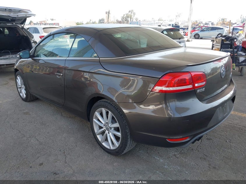 2012 Volkswagen Eos VIN WVWBW7AH5CV008851 IAAI salvage auction — FRONT END, Salvage Title, sold $725 on 2026-07-22 (photo 3)
