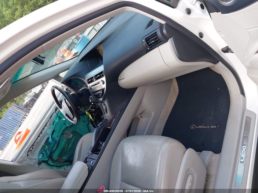 2012 Lexus Rx VIN JTJBK1BA9C2449567 IAAI salvage auction — FRONT END, Salvage (Virginia), sold $4,850 on 2026-07-28 (photo 5)