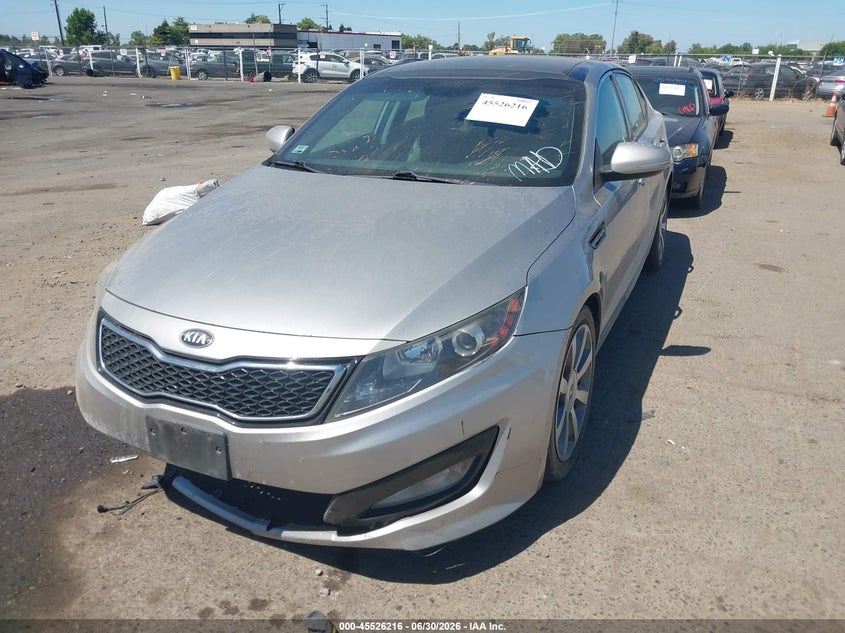 2013 Kia Optima VIN 5XXGR4A6XDG176072 IAAI salvage auction — NORMAL WEAR, Clear - Dealer Only (California), sold $400 on 2026-07-08 (photo 2)