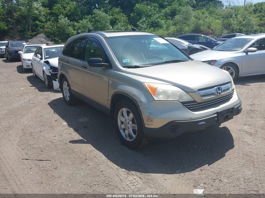2007 Honda Cr-v VIN JHLRE48557C070993 IAAI salvage auction — NORMAL WEAR, Clear (Rhode Island), sold $2,050 on 2026-07-07 (photo 1)