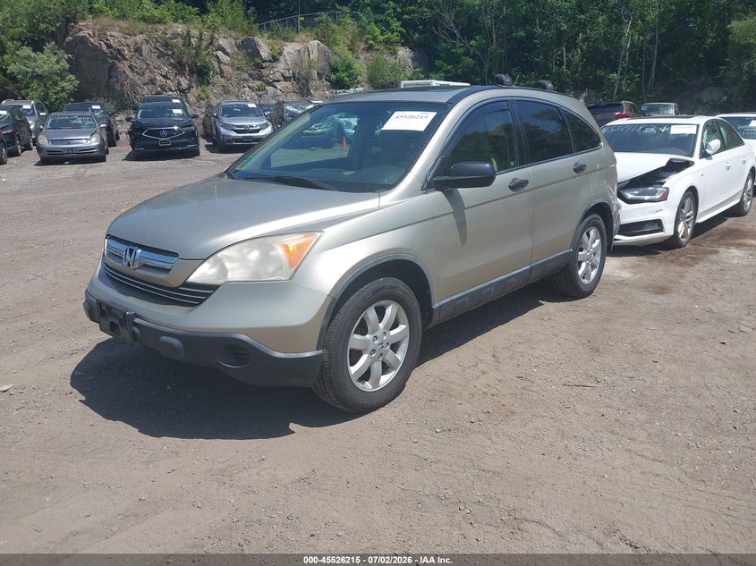 2007 Honda Cr-v VIN JHLRE48557C070993 IAAI salvage auction — NORMAL WEAR, Clear (Rhode Island), sold $2,050 on 2026-07-07 (photo 2)