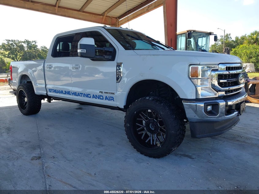 2020 Ford F250 VIN 1FT7W2BTXLEC37747 IAAI salvage auction — WATER/FLOOD, Certificate Of Destruction (Florida), sold $11,100 on 2026-07-27 (photo 1)