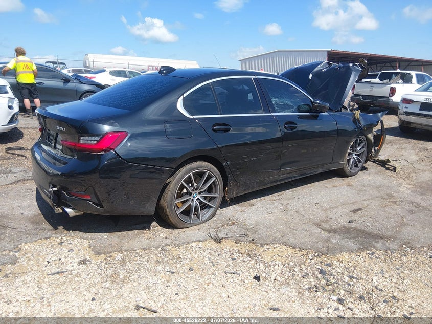 2019 BMW 3er VIN WBA5R1C53KAK12233 IAAI salvage auction — FRONT END, Salvage (Mississippi), sold $1,600 on 2026-08-12 (photo 4)