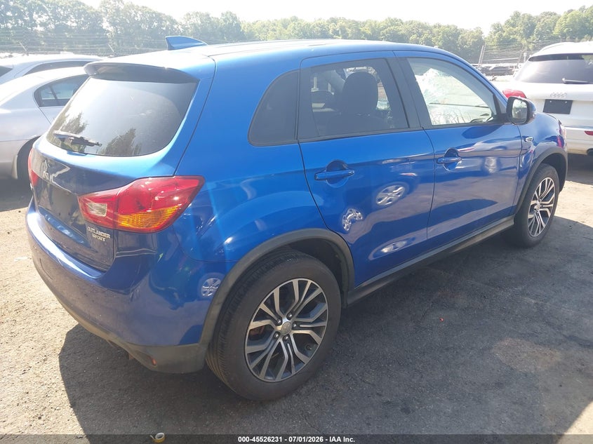 2017 Mitsubishi Outlander VIN JA4AP3AU3HZ010249 IAAI salvage auction — STORM DAMAGE, Salvage (North Carolina), sold $2,075 on 2026-07-30 (photo 4)