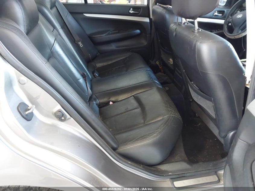 2009 Infiniti G37 VIN JNKCV61E49M302486 IAAI salvage auction — NORMAL WEAR, Clear (Virginia), sold $975 on 2026-07-24 (photo 8)