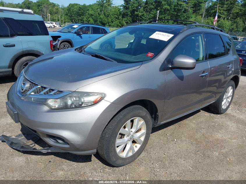 2011 Nissan Murano VIN JN8AZ1MW1BW178650 IAAI salvage auction — NORMAL WEAR, Clear (Massachusetts), sold $400 on 2026-07-17 (photo 2)
