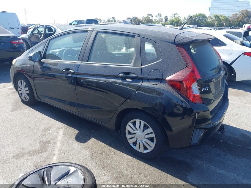 2016 Honda Fit VIN JHMGK5H54GX003957 IAAI salvage auction — FRONT END, Salvage (California), sold $425 on 2026-07-23 (photo 3)