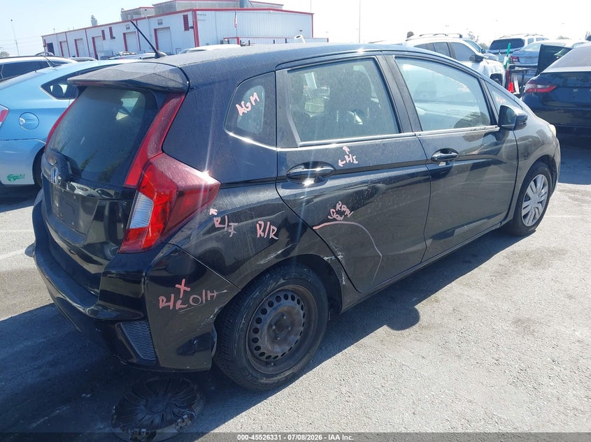2016 Honda Fit VIN JHMGK5H54GX003957 IAAI salvage auction — FRONT END, Salvage (California), sold $425 on 2026-07-23 (photo 4)
