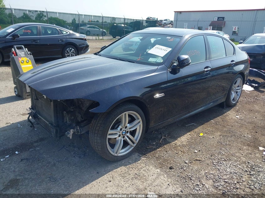 2015 BMW 5er VIN WBA5B3C54FD542239 IAAI salvage auction — FRONT END, Mv-907A (New York), sold $3,800 on 2026-08-01 (photo 2)