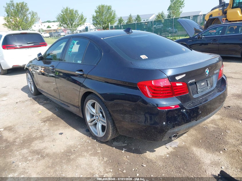 2015 BMW 5er VIN WBA5B3C54FD542239 IAAI salvage auction — FRONT END, Mv-907A (New York), sold $3,800 on 2026-08-01 (photo 3)