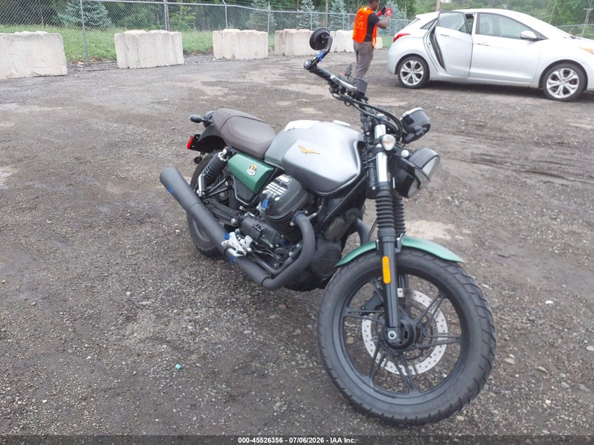 2021 Moto guzzi V7 VIN ZGUKZUA05MM000110 IAAI salvage auction — FRONT END, Salvage (Idaho), sold $675 on 2026-07-28 (photo 1)