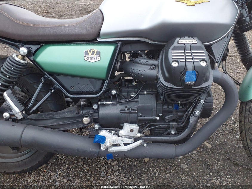 2021 Moto guzzi V7 VIN ZGUKZUA05MM000110 IAAI salvage auction — FRONT END, Salvage (Idaho), sold $675 on 2026-07-28 (photo 8)