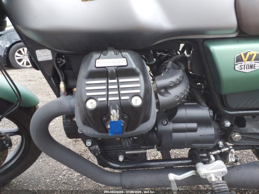 2021 Moto guzzi V7 VIN ZGUKZUA05MM000110 IAAI salvage auction — FRONT END, Salvage (Idaho), sold $675 on 2026-07-28 (photo 9)