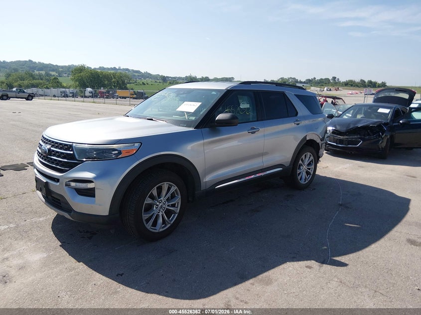 2021 Ford Explorer VIN 1FMSK8DH7MGA50226 IAAI salvage auction — REAR END, Salvage (Missouri), sold $7,900 on 2026-07-30 (photo 2)