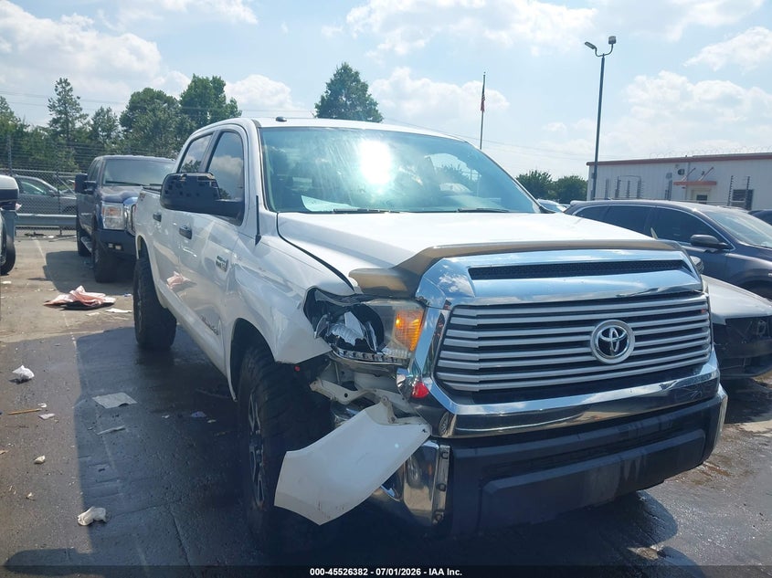2017 Toyota Tundra VIN 5TFHW5F11HX671369 IAAI salvage auction — ROLLOVER, Salvage (North Carolina), sold $7,100 on 2026-07-23 (photo 1)