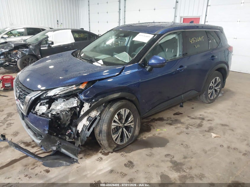 2021 Nissan Rogue VIN JN8AT3BB3MW227878 IAAI salvage auction — LEFT FRONT, Salvage (Minnesota), sold $5,250 on 2026-09-10 (photo 2)