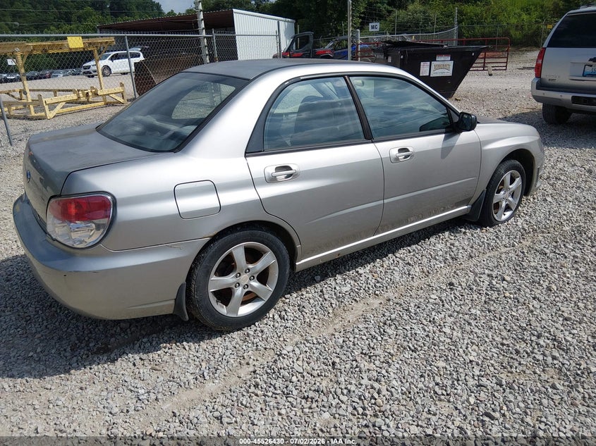 2007 Subaru Impreza VIN JF1GD61637H512202 IAAI salvage auction — RIGHT REAR, Original (Kentucky), sold $750 on 2026-07-14 (photo 4)