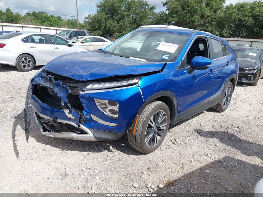 2025 Mitsubishi Eclipse cross VIN JA4ATWAA9SZ032573 IAAI salvage auction — FRONT END, Enterprise Vehicles Clear Only (Texas), sold $3,550 on 2026-07-09 (photo 2)