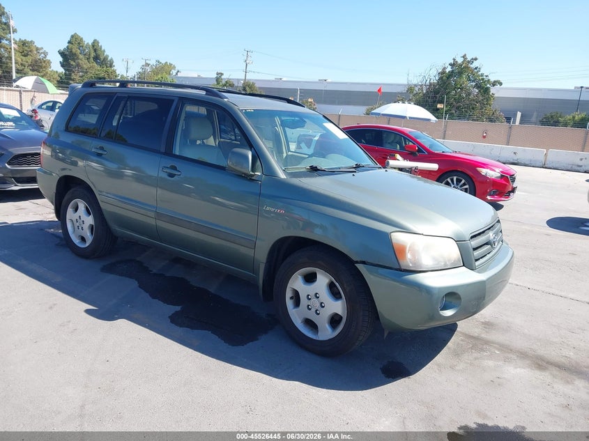 2006 Toyota Highlander VIN JTEEP21A860159955 IAAI salvage auction — NORMAL WEAR, Clear-Dealer Only (Kentucky), sold $750 on 2026-07-29 (photo 1)