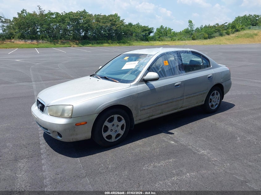 2003 Hyundai Elantra VIN KMHDN45D03U621706 IAAI salvage auction — BIOHAZARD/CHEMICAL, Salvage (Idaho), sold $25 on 2026-07-28 (photo 2)