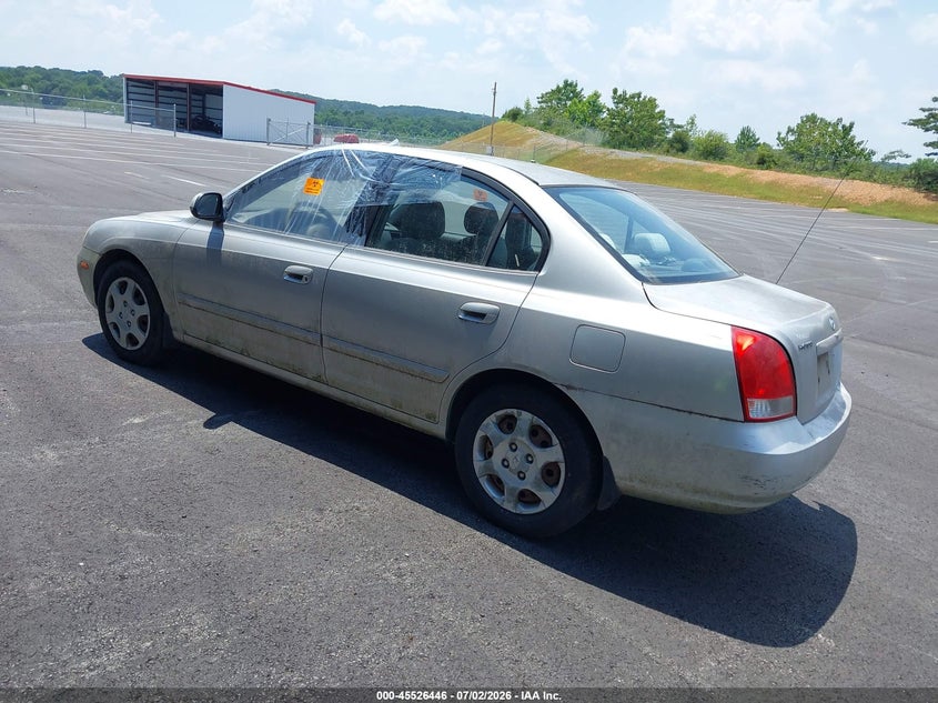 2003 Hyundai Elantra VIN KMHDN45D03U621706 IAAI salvage auction — BIOHAZARD/CHEMICAL, Salvage (Idaho), sold $25 on 2026-07-28 (photo 3)