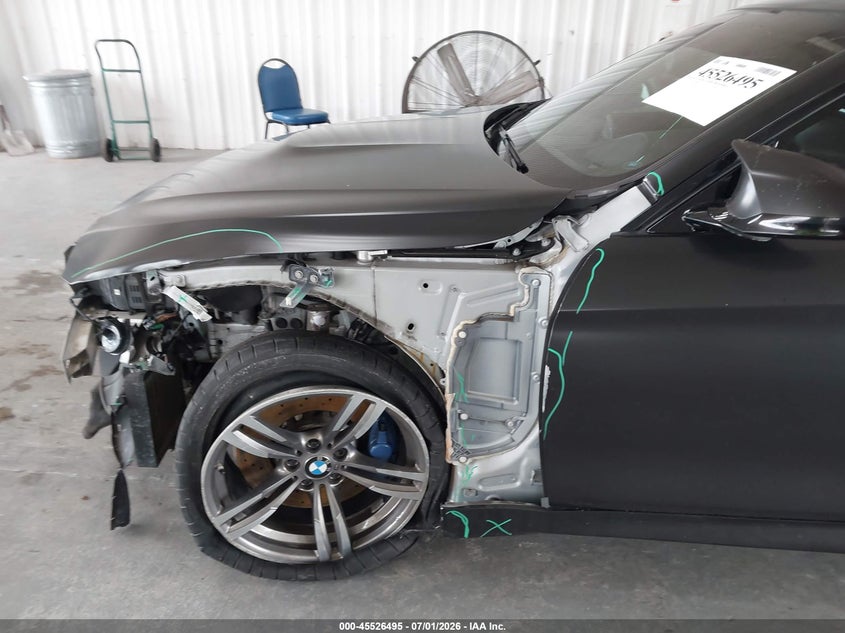2016 BMW M4 VIN WBS3U9C59GP968623 IAAI salvage auction — LEFT FRONT, Rebuildable (Florida), sold $14,200 on 2026-07-29 (photo 6)