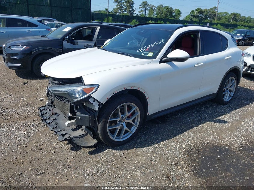 2019 Alfa romeo Stelvio VIN ZASPAKBN2K7C37929 IAAI salvage auction — FRONT END, Salvage Title, sold $2,300 on 2026-07-28 (photo 2)